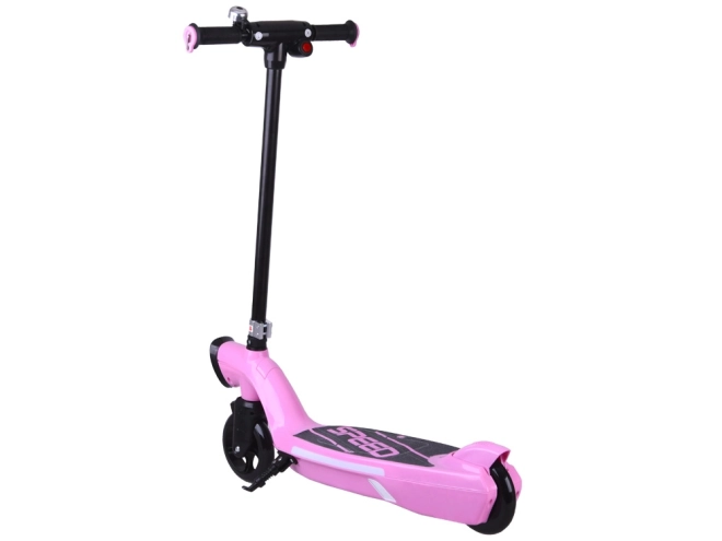 Trottinette électrique avec éclairage LED – Rose