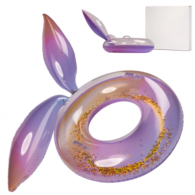 Cercle gonflable sirène pour enfants avec paillettes
