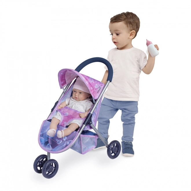 DeCuevas 90276 Poussette de sport pour poupées tricycle Magic Bubble 2024 - 55 cm