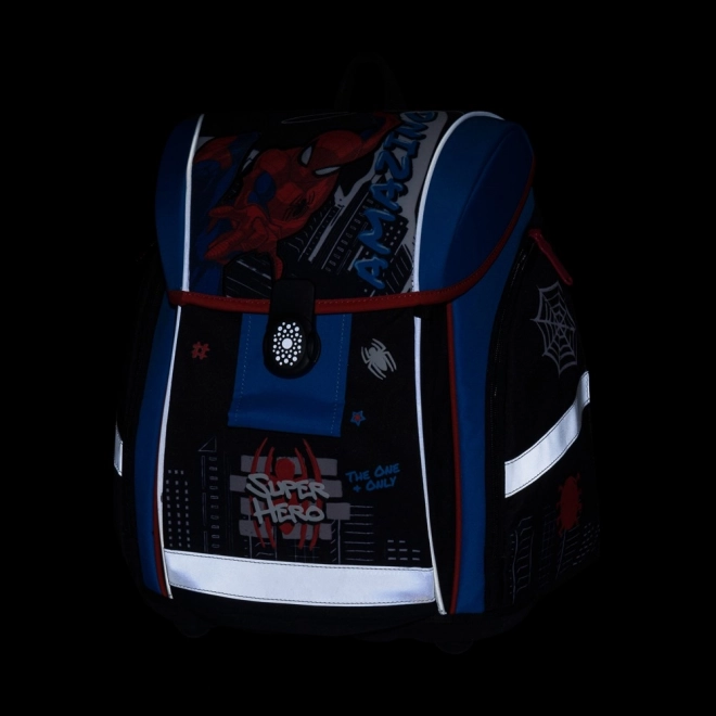 Ensemble scolaire PREMIUM LIGHT avec motif Spiderman