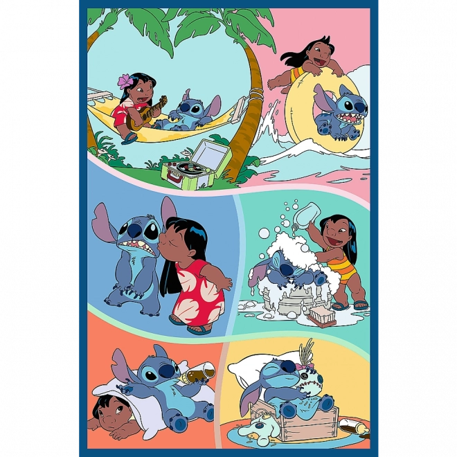 Puzzle Lilo & Stitch : Trois Puzzles en Un - Stitch 3x80 Pièces