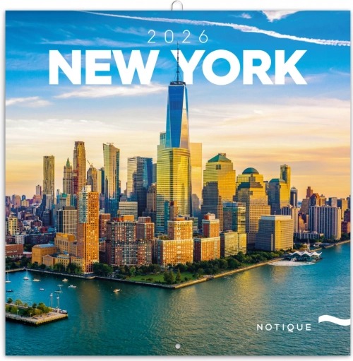Calendrier bloc-notes New York 2026