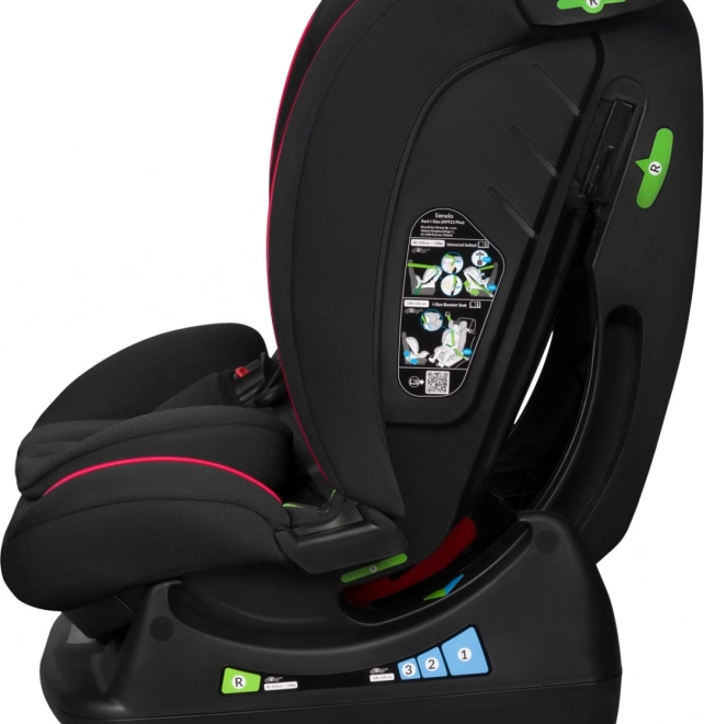 Siège Auto Enfant Lionelo Aart i-Size Noir Rouge 40-150 cm