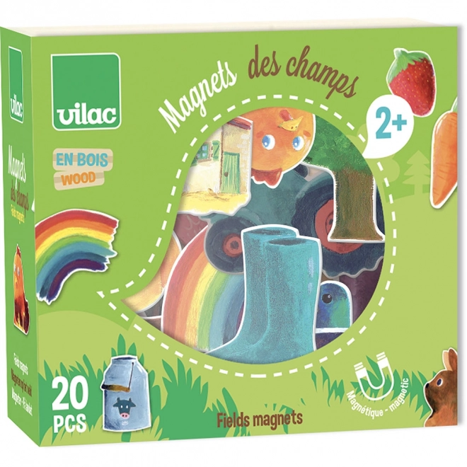 Vilac aimants en bois Campagne