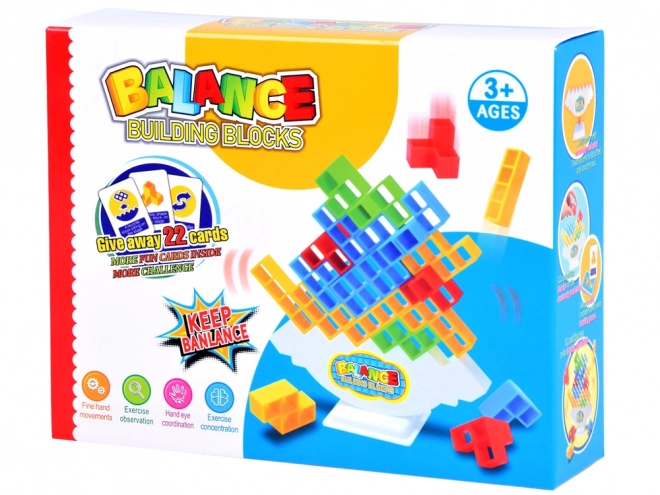 Kit de construction Tour d'équilibre Tetris 3D jeu