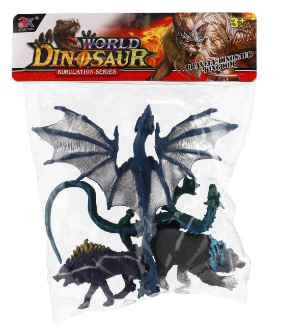 Ensemble de créatures fantastiques en plastique 4 pcs