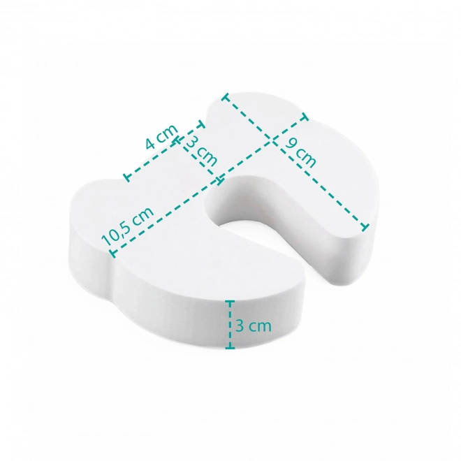 Protection anti-pincement, blanc