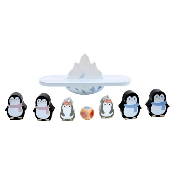Jeu d'équilibre pingouins 8 pcs
