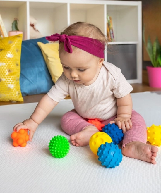 Tullo Boules Sensorielles - 8 boules sans trous