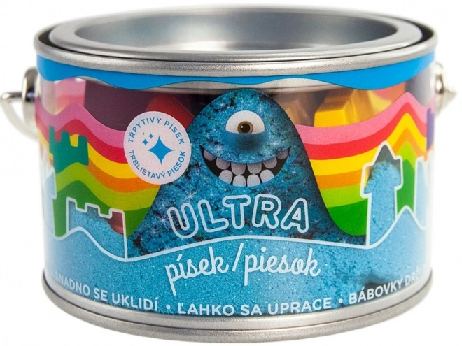 Ultra sable avec paillettes 200g - bleu