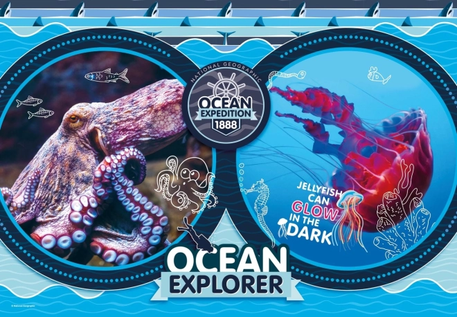 Puzzle National Geographic : Expédition océanique 180 pièces