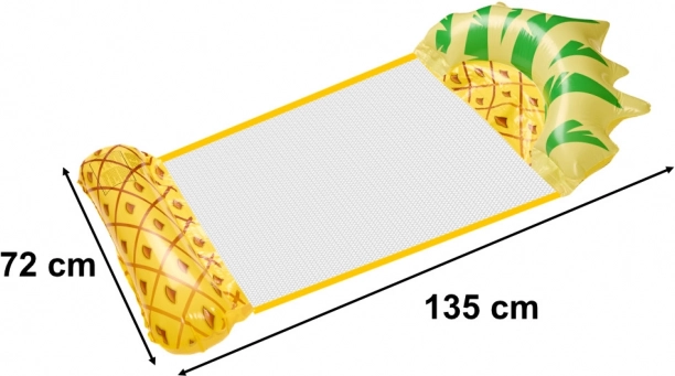 Hamac gonflable ananas pour plage et piscine