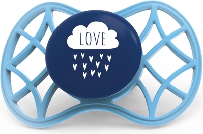 Sucette orthodontique en silicone 6m+, Cobalt Blue