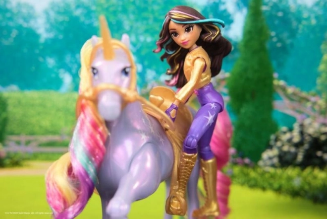 Licorne lumineuse et figurine Sophia & Wildstar
