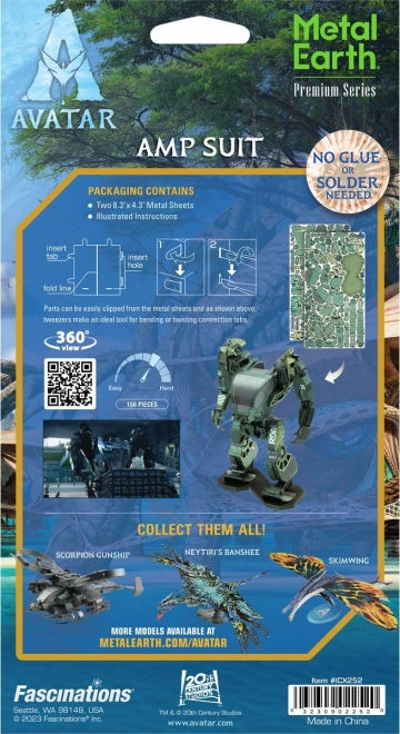 METAL EARTH 3D puzzle Série Premium : Avatar AMP Suit