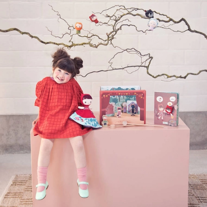 Lilliputiens - Poupée à contes réversible - Petit Chaperon Rouge