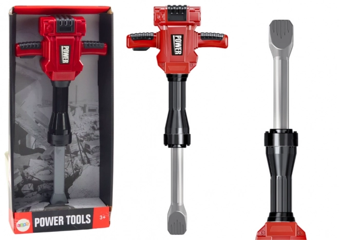 Marteau pneumatique pour enfants à batterie rouge