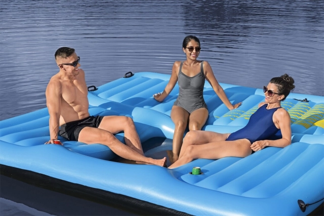 HYDRO-Force Ostrov + toboggan 376x311cm BESTWAY
