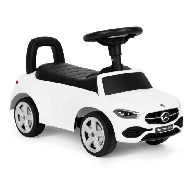 Voiture pour enfants Mercedes C CLASS volant interactif blanc