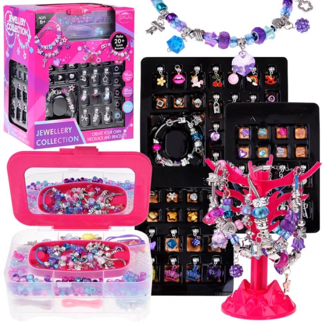Kit pour la fabrication de bracelets avec breloques et perles