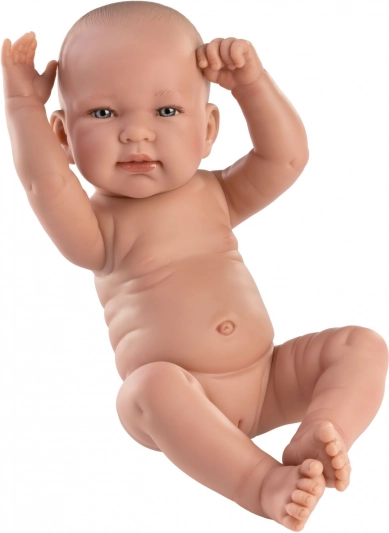 Llorens 73802 NOUVEAU-NÉ FILLE - poupée réaliste bébé avec corps en vinyle intégral - 40 cm