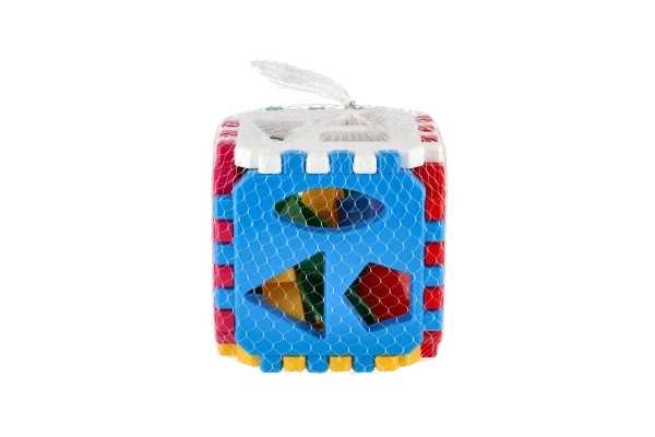 Cube plastique encastrable 12x12cm en filet 12m+