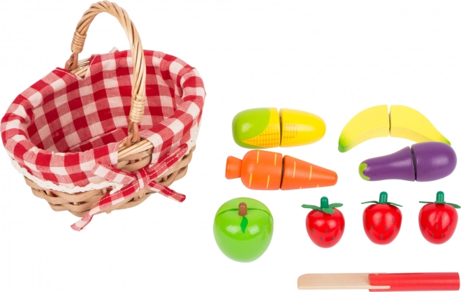 Panier d'achat Petit Pied avec légumes