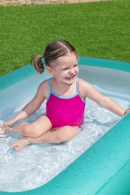 BESTWAY Piscine rectangulaire gonflable pour enfants 2+ 165x104x25cm + fond gonflable