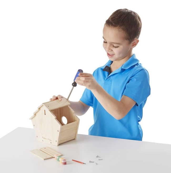 Kit créatif pour fabriquer un nichoir à oiseaux