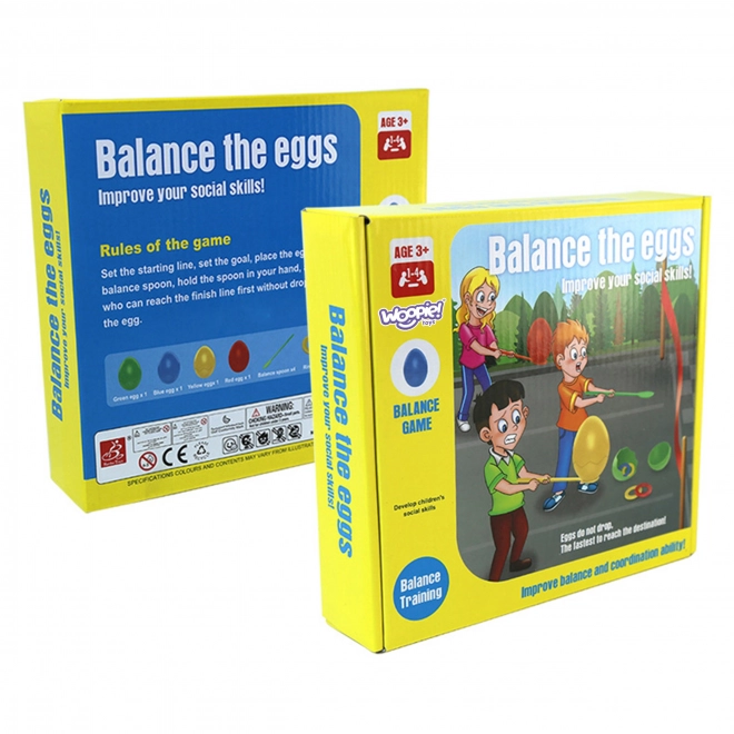Jeu de compétence Woopie œufs d'équilibre