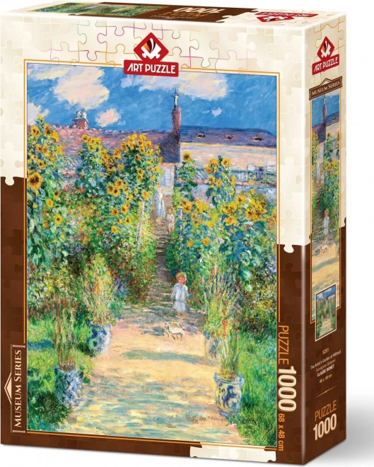 Série Musée de Puzzles ART PUZZLE : Le jardin de l'artiste à Vétheuil 1000 pièces