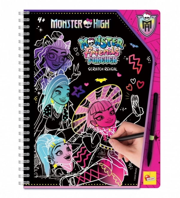Cahier à gratter Monster High Forever Friends