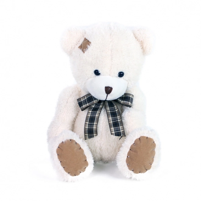 Ours en peluche avec nœud et patch