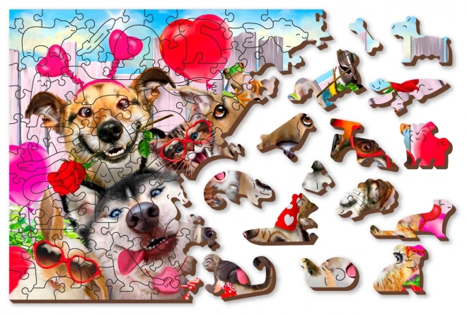 Puzzle en bois Temps pour la fête 600 pièces