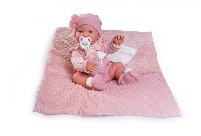 Antonio Juan 50160 Mia bébé réaliste qui cligne des yeux et fait pipi avec corps vinyle - 42 cm