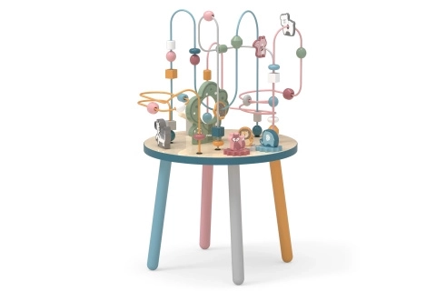 Table de jeu en bois avec labyrinthe