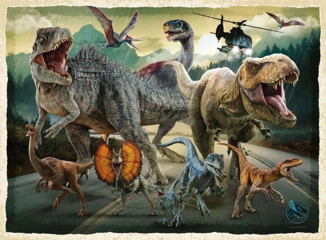 Puzzle Monde Jurassique XXL 200 pièces