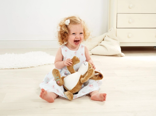 Arc-en-ciel Devine combien je t'aime ! Grand lapin en peluche