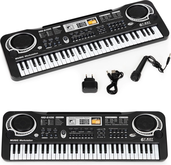 Piano électrique avec microphone pour enfants
