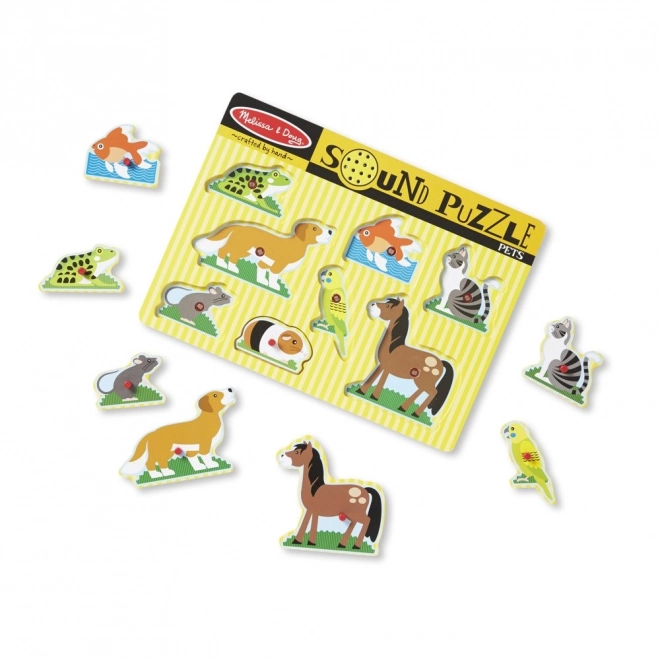 Puzzle sonore - Animaux domestiques