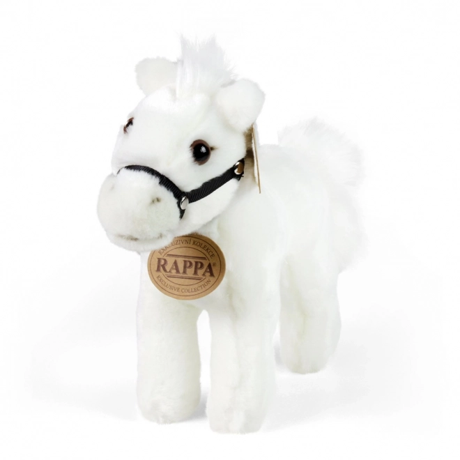 Rappa Cheval en peluche blanc 18 cm ÉCOLOGIQUE