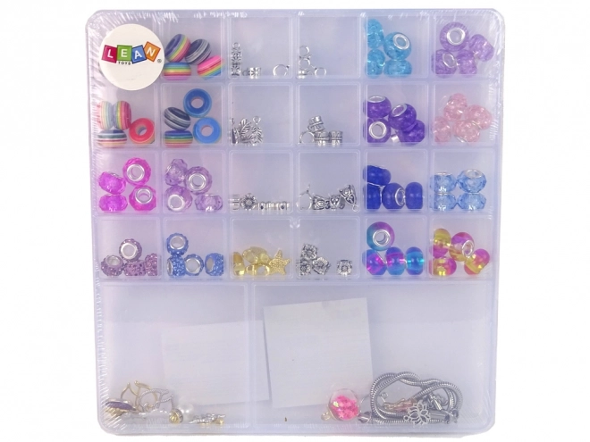 Ensemble de perles colorées pour la fabrication de bijoux