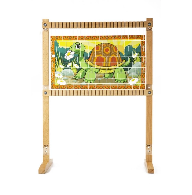 Métier à tisser en bois pour enfants