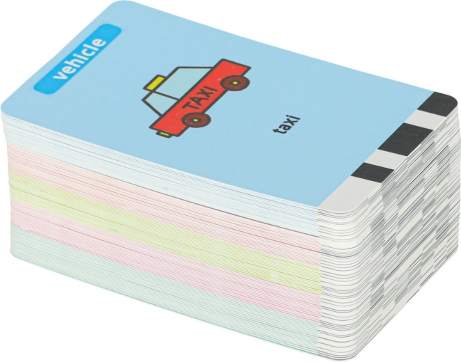 Apprentissage de mots anglais avec cartes