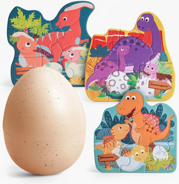 TOP BRIGHT puzzle Œuf de dinosaure 3×6 pièces
