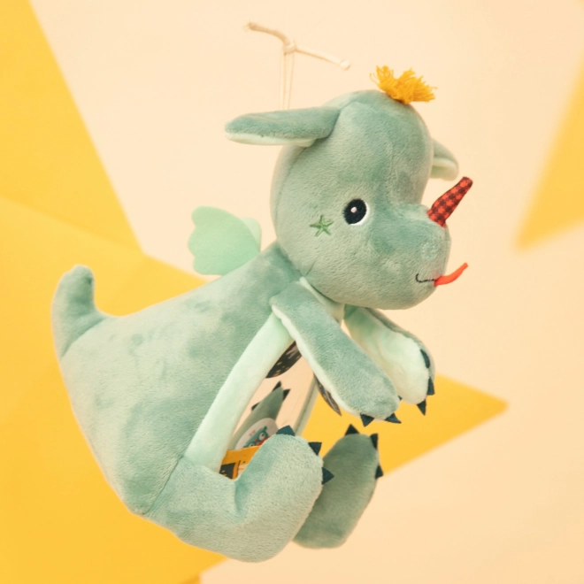 Lilliputiens – jouet textile avec miroir dragon Joe