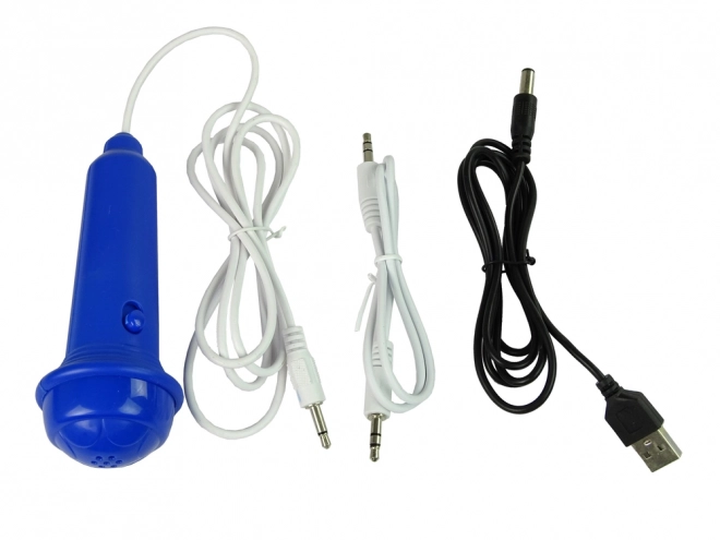 Clavier de Piano Électrique pour Enfants Blue USB Notes