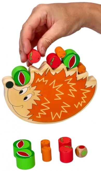 Jeu d'équilibrage avec hérisson