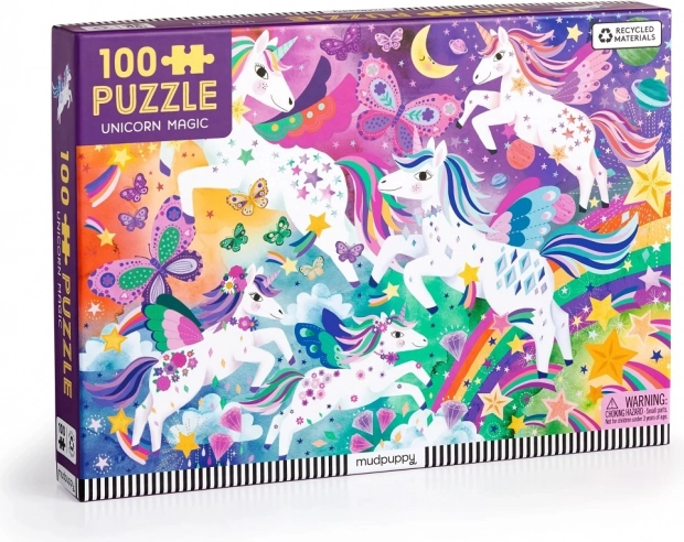 Puzzle Licornes Magiques 100 pièces