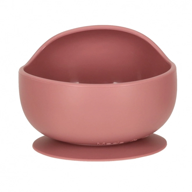 Ensemble de vaisselle en silicone écureuil rose foncé - 9 pièces